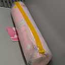 Folding Sofa Bed, Flannel Futon Couch Bed with Pillow and Blanket, Convertible Sleeper Chair for Living Room Bedroom, Pink