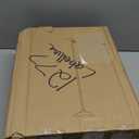 BoostArea Torchiere Floor Lamp, 30W Super Bright LED Standing Lamp, Stepless Dimmable Pole Lamp with 3000K Lighting, Rotary Switch, 70 Inch Tall Metal Modern Floor Lamps for Living Room/Bedroom Black