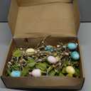 6Ft Easter Egg Garland for Mantle Easter Decorations Spring Floral Garland Gifts Home Decor Wall Window Table Party