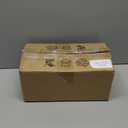 Teenyyou 2 Pcs Amber Glass Tulip Lamp Shades Small Flower Art Sconce Shade E26 Base 1.65" Top x 4.45" Dia. x 4.33" H Mini Lampshades Replacement for Table Chandelier Decor Vanity Pendant Light Cover