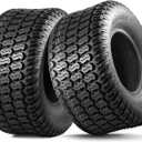 MaxAuto 18x8.50-8 Tubeless Lawn Mower Tires 2 Pack, Load Range B Replacement for Lawn Tractors, Turf Tread Design