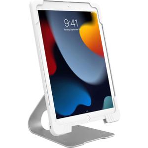 CTA Anti-Theft Case & Stand  Solid Security Locking Case with 180 Angle Adjustability  Compatible with iPad 5th-9th Gen, Air 1-3 & Pro 9.7 and 10.5 - White - (PAD-ASCS10W)