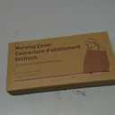 Blissful Diary Muslin Nursing Cover for Breastfeeding, Breathable Breastfeeding Cover up with Arch Neckline for Women, Nursing Apron (Dusty Pink)