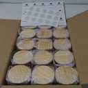 10 OZ Thick Candle Jars for Making Candles 15 Pcs, Empty Jars with Wood Lids for Candle Making, Sample Container, Frosted White