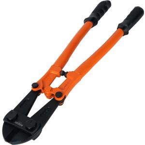 KSEIBI 141585 Heavy-Duty Medium Size Bolt Cutter 24" for Cutting Fence, Steel Wire, Chain, Screws, Rivet, and Medium Padlock, with Soft Grip Rubber Ergonomic Handle Cutters