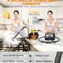 GLAMMAGIC Steam Cleaner with Mop, 3 Level Adjustable Handle, 25 Accessories
