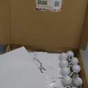 4FT Marquee Light Up Letters - Cool White Light Up Letters G with Fixed Water Bag, Party Decoration Large Marquee Light Up Letter can Be Used for Wedding Decoration, Birthday Party Deco