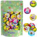 3 x Fruidles Easter Double Crisp Bunny Munny Milk Chocolate, Half-Pound Happy Easter Day Coins, Party Bag Fillers, Individually Wrapped Foils, Kosher Certified Dairy (EXP 10/10/27)