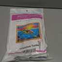 Joyhoor Cross Stitch Kits for Beginners Stamped Cross-Stitch Supplies Needlework preprint Embroidery Kits for Adults DIY Needlepoint Kits Embroidery Patterns 11CT-Millennium Turtle 16x20 inchs