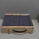 Adjustable Dog Ramp for Car with Anti-Slip Rug and 4 Height Levels for 7.7" to 15.8", Folding Dog Steps Doggie Ramp Pet Stairs for Couch, Car, Bed Stairs, Portable and Bearing 200LBS