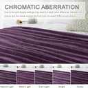 Chenille Throw Blanket for Couch 50" X 60", Soft Cozy Throws with Fringe Tassel for Bed Sofa Chair Cover, Lightweight Knitted Decorative Boho Blankets for Living Room, Dark Purple