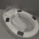Carex Toilet Seat Riser, Round Raised Toilet Seat Adds 3.5 inches to Toilet Height, for Assistance Bending or Sitting, 300 Pound Weight Capacity Toilet Riser