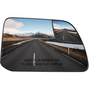 Passenger Side Mirror Replacement for Ford Edge 2011 2012 2013 2014, for Lincoln MKX 2011 2012 2013 2014 - Right Side Mirror Glass, Rear View Mirrors Glass with Power Heated
