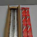 16 inch Drawer Slides 4 Pairs (8pcs) 3 fold Full Extension Side Mount Cabinet Drawer Glides 16" Silver Cabinet Rails for Dresser, Cabinet, Kitchen,Trash Can, Wardrobe 100 LB Capacity