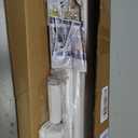 41 to 165 Inch White Tension Curtain Rod | No Drill, Extra Long, Heavy Duty, For Windows, Patio, Bathroom, Renter Friendly, Adjustable
