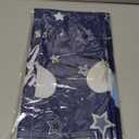 Tegeme Navy Blue Party Supplies Stars Happy Birthday Tablecloths Starry Confetti Table Covers for Kids Boys Girls Baby Shower Birthday Party Decorations(Navy Blue and Silver,3 Pack)