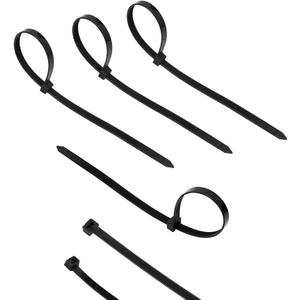 200 Pack Bulk KOOWIN Small 6 inch Nylon Plastic Cable Zip Ties Wire Wraps White