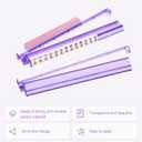Mahjong Racks with Pushers 4PCS Set Majiang Tile Holder Acrylic Mahjong Racks Accessories and Gifts