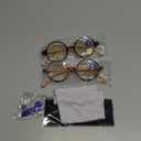 Round Reading Glasses Women Men Blue Light Blocking Circular Readers Unisex Ultra Lightweight Circle Cheaters Glasses (Matte-3 Mix Color)