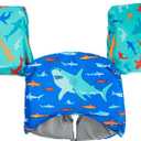SwimWays Swim Trainer, US Coast Guard Approved Life Vest Kids Swim Vest (Shark)