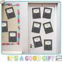 Fuutreo 72 Pcs Composition Notebook Classroom Decorations Classroom Bulletin Board Decor Bulletin Boards Cutouts Composition Cover Paper Whiteboard Decor