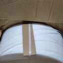 Amylove 1/ 2 Inch Strapping, Polypropylene (PP) Heavy Duty Poly Strapping Roll Packaging Strapping 440 Lbs Break Strength for Banding Packing Industrial Machine (White, 9900 ft)