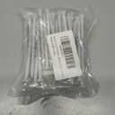 2 x WenSilon(30 PCS) 1/4" x4 White Concrete Screw Anchor White Flat Head for Anchoring to Masonry, Block or Brick Stucco