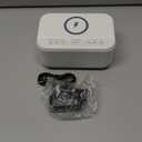 Fansbe Smart Bluetooth Alarm Clock Radio Bedroom, Digital Dual Alarm Clock Bedroom, Up to 10 Alarms Clock Night Light Speaker App/ Button Control FM Charge Snooze Adjustable Volume Dim 12/ 24H, White