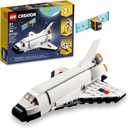 LEGO Creator 3 in 1 Space Shuttle Toys - Space Toys Building Set for Boys & Girls, Ages 6+ - Option to Build 2 Spaceships or Astronaut - Educational Gift for Kids Birthday & Holidays - 31134