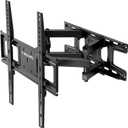 Full Motion TV Wall Mount Bracket with Articulating Dual Arm Swivel and Tilt fit 26 to 55 Inch Flat Screen TVs,Max VESA 400X400 and 110lbs,Fits up to 16" Studs