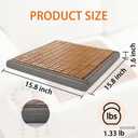 Bamboo Seat Cushions,Office Chair Cushions,Cooling Cushions,Sofa Cushions | Use for Car, Office, Home, Wheelchair, SofaComfortable for Long Sitting, Breathable