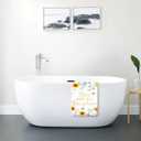 Sunflower Eucalyptus Summer Flowers Quick Dry Microfiber Kitchen Towels Set of 2 Hand Towels 18" x 26"