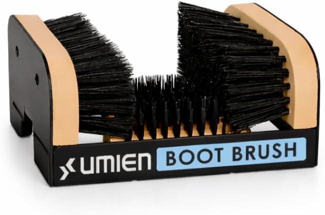 Umien Boot Scraper Outdoor Shoe Cleaning Brush - Heavy-Duty Shoe Cleaner and Boot Scrubber for Mud, Dirt, and Snow - Durable Weather-Resistant Outdoor Cleaning Tool (1 Pack)