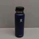 Hydro Flask Water Bottle - Insulated Stainless Steel - Wide Mouth Flex Lid, Non Spill, Leakproof and Refillable in 40 Oz (Indigo)