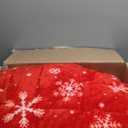 YIYEA Christmas Fluffy Queen Size Comforter Set, Luxury Faux Fur Comforter, Ultra Soft Plush Fuzzy Velvet Bedding Comforter Sets for Fall Winter, Cozy Warmth, No Shedding, 3PC, Queen