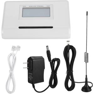 GSM Fixed Terminal GSM Gateway 900/1800MHz Access Cellular Termination Equipment with LCD Dislay Accessible to Telephone Landline/Alarm/Recording Box(US Plug)