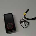 Powools Tire Inflator Portable Air Compressor - 3X Faster Inflation Air Pump with LED Light, Auto Shut-Off Tire Pump with 4 Nozzles for Car, Motorcycle, Bicycle, Ball, Black, 5.9" x 2.8" x 2.0"