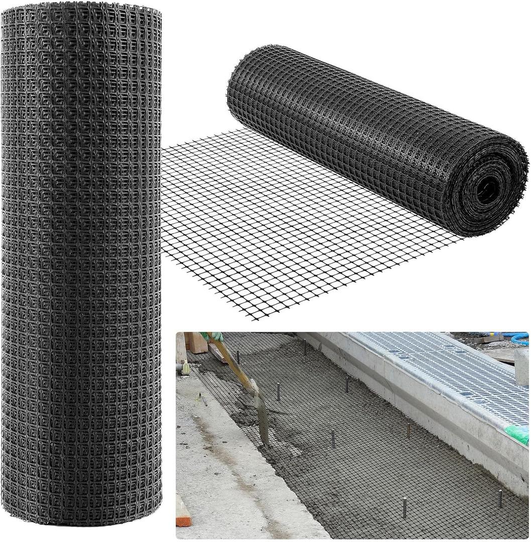 3ft x 164ft Bi-Directional Universal Retaining Wall Geogrid Driveway Stabilization Grids Gravel Grid Walls Geocell Geogrid for Retaining Wall