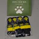 EXPAWLORER Anti Slip Dog Socks to Prevent Licking Paws,Winter Dog Boots & Paw Protectors,Dog Booties for Hardwood Floors with Grippers,Dog Shoes for Hot/Cold Pavement Senior Dog XS