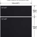 Speaker Grill Cloth Stereo Mesh Fabric for Speaker Repair, Black - 55 x 40 in / 140 x 100 cm