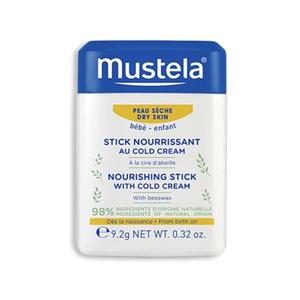 Set of 2 Pack, Mustela Baby Nourishing Stick - Lip & Face Moisturizer for Dry Skin - with Natural Avocado, Cold Cream & Beeswax - 0.32 oz. (Pack of 1)