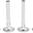 4Pcs #8 Sausage Stuffing Tubes, Stainless Steel Sausage Stuffer Kit for Meat Grinder Kitchenaid Plastic FGA Food Grinder