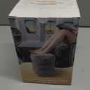 JefDiee Inflatable Foot Rest Pillow, Kids Airplane Bed, Adjustable 3 Layers Height Leg Rest Pillow, Airplane Travel Essentials Great for Office, Home, Trains, Cars (Grey)