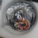 52 Inch Ceiling Fans with Lights and Remote Control, Outdoor Ceiling Fan with Light Solid Wood 3 Blade Propeller Ceiling Fan, Quiet High CFM Damp Rated Outdoor Fan for Patios Farmhouse, Dark Walnut