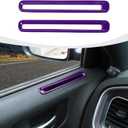 for Charger Door Air Vent Trim, Door AC Air Conditioner Outlet Vent Cover Ring Compatible with Dodge Charger 2011-2024 Interior Accessories, Purple