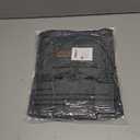 Mens Hat and Gloves Set, Warm Beanie Knit Long Scarf Fleece Lined Winter Hats Touchscreen Gloves for Men (Style A-grey Black)