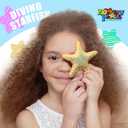 Novelty Place 6 Pcs Diving Starfish Pool Toys for Kids - Colorful Simulated Star Fish Sea Animals Underwater Dive Throw Toy Set - Perfect for Summer Beach Games, Pool Parties and Dive Training