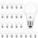 Energetic 16 Pack LED Light Bulbs 60 Watt Equivalent, A19 Warm White 3000K, E26 Base, Non-Dimmable, 8W 760lm, ETL Listed