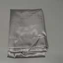 Bedsure Satin Pillowcase, Similar to Silk Pillow Cases Queen Size Set of 2, Cooling Pillow Case Covers with Envelope Closure, Room Decor Valentine Gifts for Women Men, Silver Grey, 20x30 Inches, 2pcs