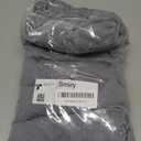 Smiry Waterproof Seat Covers for Dining Room Chairs Set of 6, Stretch Jacquard Removable Washable Chair Seat Slipcovers Protector, No Rear Covers, Grey